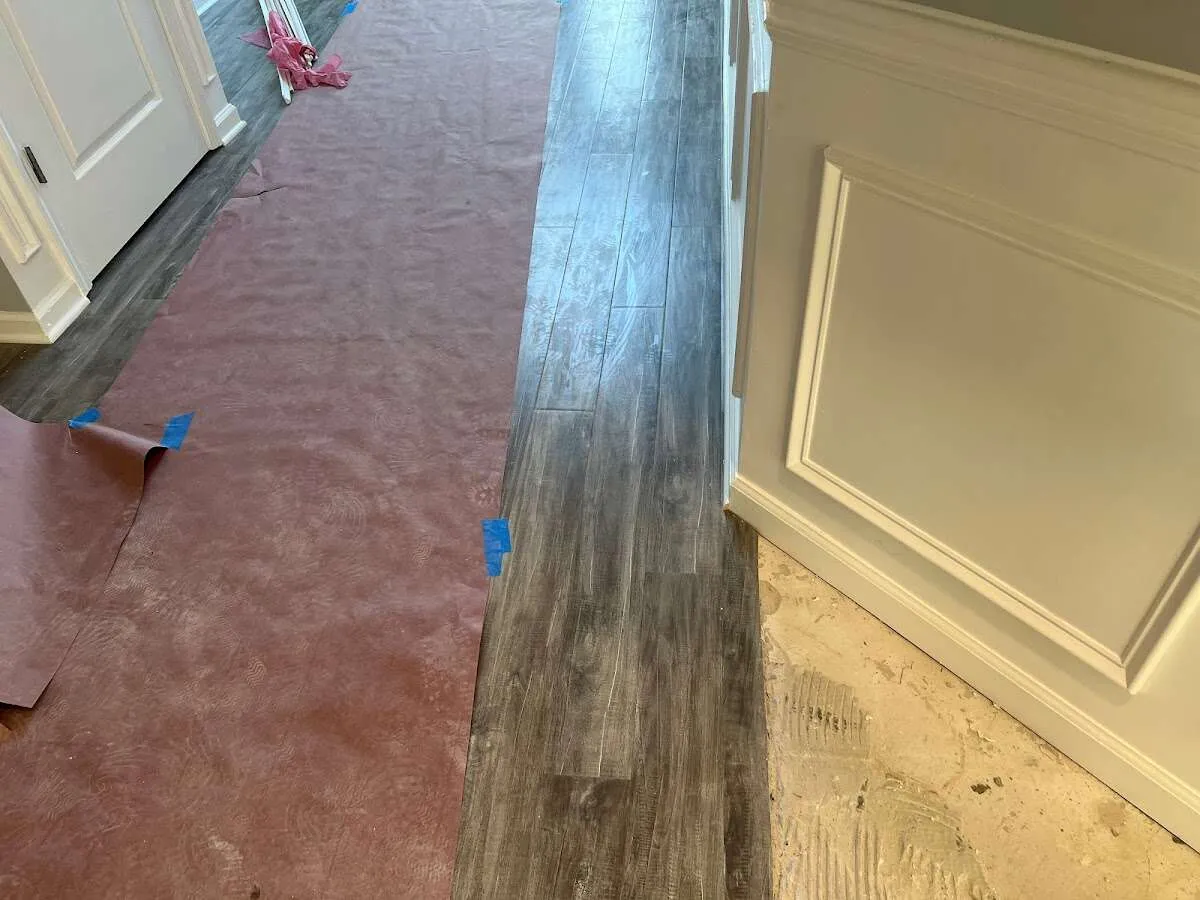 Completed marble shower restoration in Riviera Beach